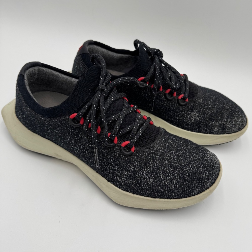 Allbirds Wool Dasher 2‎ Mizzle Black Gray Sneakers Shoes Womens US 11 Athleisure